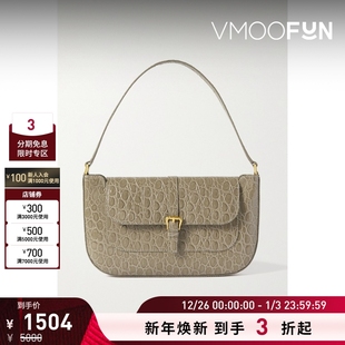 FAR女士仿鳄鱼纹单肩包腋下包 新年礼物