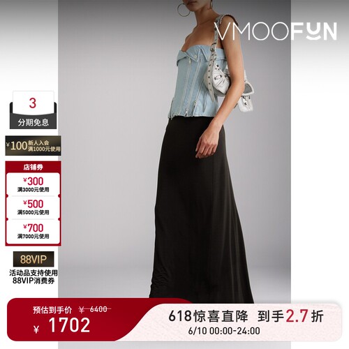 【惊喜直降】DION LEE 春夏女士抹胸胶骨设计拉链紧身胸衣式上衣