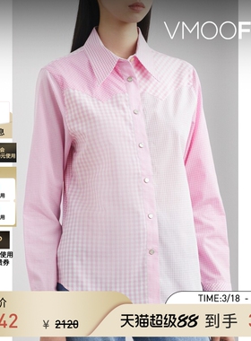 Stockholm Surfboard Club 春夏女格纹棉质衬衫