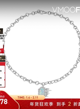 【折扣】YVMIN/尤目 女镀金锆石项链