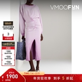 折扣 Isabel Marant Etoile女士渐变褶饰中长长袖 连衣裙