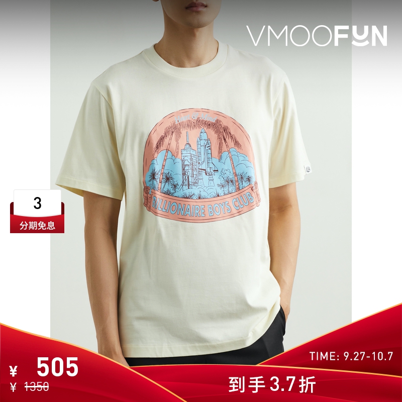 【折扣】Billionaire Boys Club 春夏男女同款印花棉质T恤