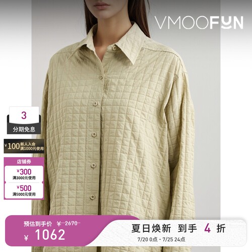 LOW CLASSIC春夏女士格纹平纹布衬衫