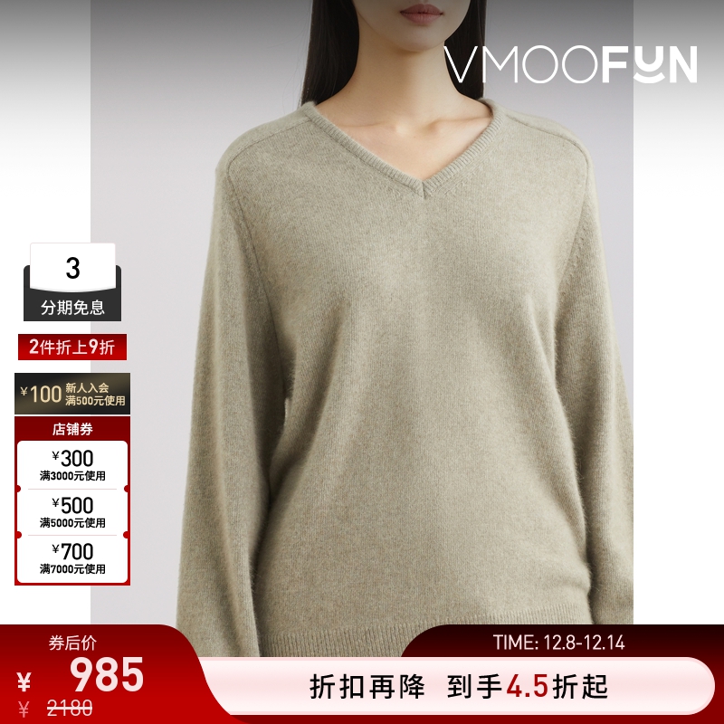 【折扣】AMOMENTO 秋冬女浣熊毛混纺毛衣