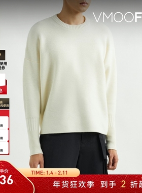 【折扣】CFCL 男女同款秋冬宽松针织羊毛毛衣