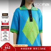 秋冬女菱形花纹针织上衣 Bell 折扣 Andersson