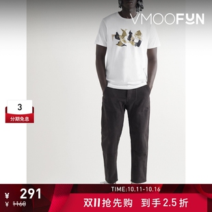 春夏男女同款 Rag＆Bone 品牌标志印花棉质T恤 抢先购