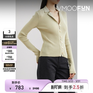 CLASSIC LOW 末折扣 女秋冬罗纹针织上衣 季