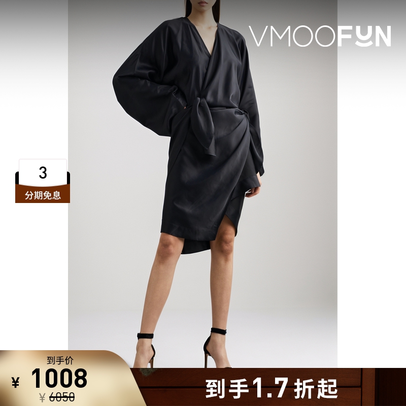 【折扣】SAMUEL GUI YANG 女围裹式连衣裙 - 封面