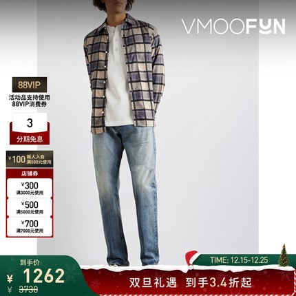 【折扣】Rag＆Bone 男士直筒仿旧牛仔裤