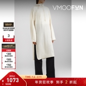 折扣 SAMUEL GUI YANG 早春女白色真丝上衣新中式