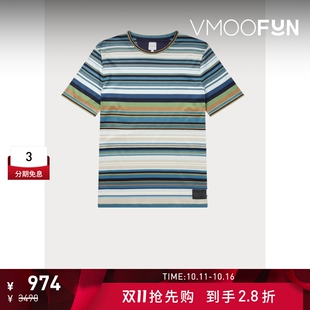 Smith Paul 春夏男宽松条纹棉质T恤 抢先购