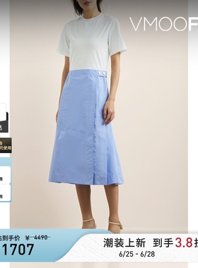 3.1 Phillip Lim 春夏女平纹布拼接混纺中长连衣裙