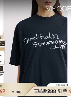 Stockholm Surfboard Club 春夏女印花T恤