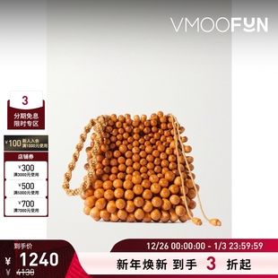 夏季 Gaia Cult 女珠饰针织手拿包 新年礼物