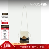 女日出图样拼色羊毛皮单肩包 Paisa 新年礼物 HEREU