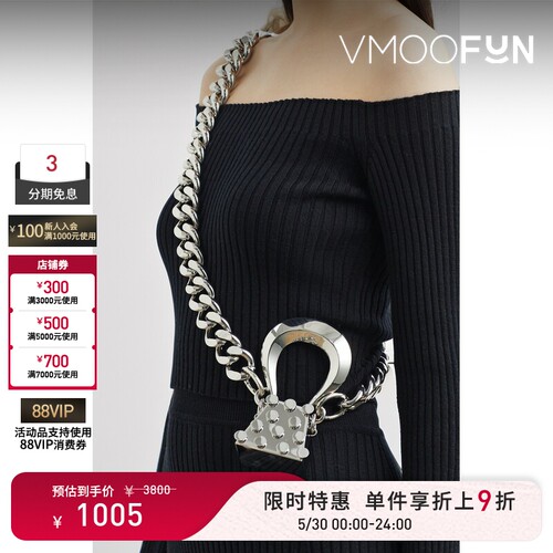 【限时折上9折】YVMIN/尤目 女镀金单肩包