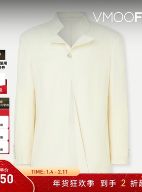 【折扣】STRUCTURA司察图拉 男宽松绵羊毛西装外套