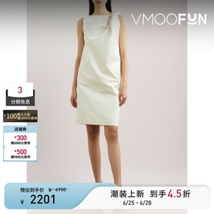 TOTEME夏季女解构棉麻混纺连衣裙