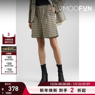 World The Your 女千鸟格花呢短裤 Oyster 折扣