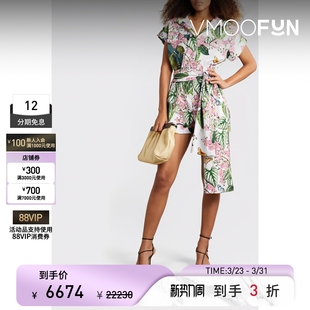 休闲裤 春夏女棉质混纺连体短裤 Renta Oscar