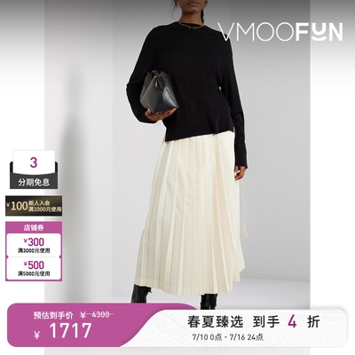 TOTEME女秋冬真丝羊绒混纺毛衣