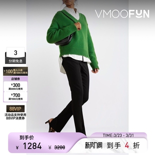 TOTEME女士简约梭织窄腿裤 休闲裤