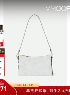 【新年礼物】MANU atelier 女士人造皮草皮革迷你单肩包