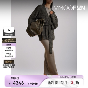 季 秋冬女配腰带格纹开襟衫 末折扣 Manoogian 针织衫 Lauren