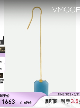 【礼物】Aliita女士9K金玛瑙设计感耳环耳饰配饰(单只)