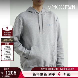 Smith Paul 秋冬男宽松品牌标志刺绣连帽卫衣 折扣