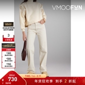 折扣 Mother Pearl 秋冬女人造珍珠缀饰棉高领卫衣