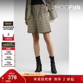 折扣 Your The World Oyster 女千鸟格花呢短裤