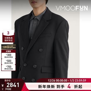 双排扣绵羊毛混纺西装 032c男士 外套 折扣