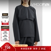 女衫 女黑色分层式 折扣 HYKE