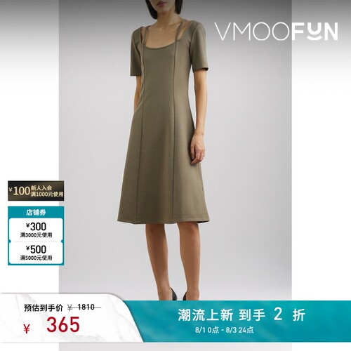 REMAIN BIRGER CHRISTENSEN 春夏女士平纹布连衣裙
