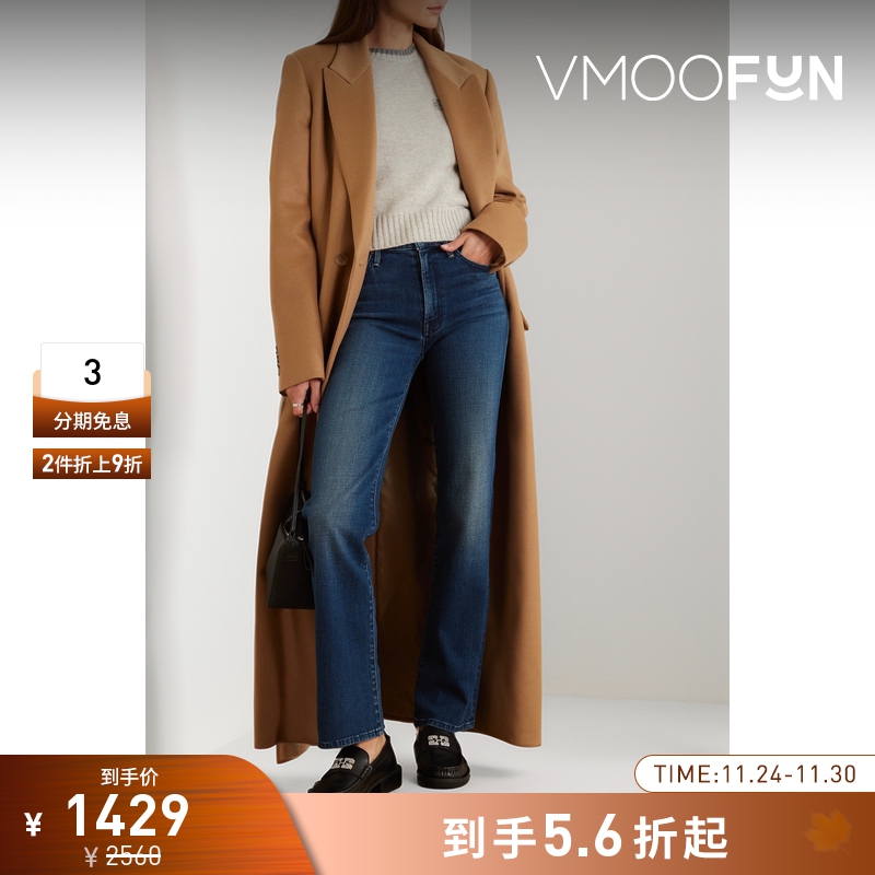 【折扣】MOTHER DENIM女士高腰直筒牛仔裤