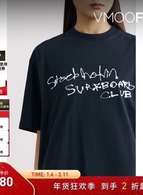 【折扣】Stockholm Surfboard Club 女印花T恤
