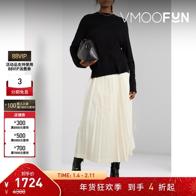 【折扣】TOTEME女秋冬真丝羊绒混纺毛衣