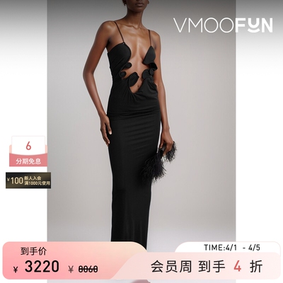 CHRISTOPHER ESBER 夏季女弹力平纹布连衣裙