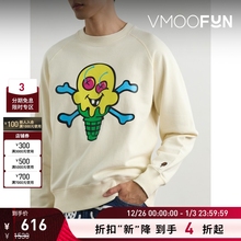 【折扣再降】ICECREAM 秋冬男印花棉质平纹布卫衣