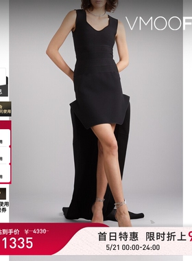 【限时折上9折】Herve Leger 早春女绷带黑色上衣