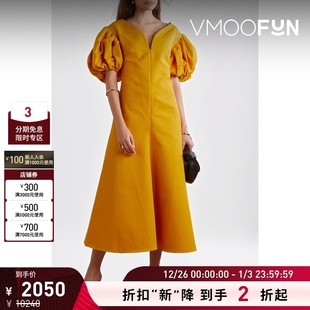 Assoulin Rosie 女棉质罗缎连衣裙 折扣再降