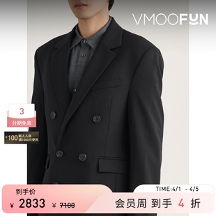 032c秋冬男士 季 末折扣 外套 双排扣绵羊毛混纺西装