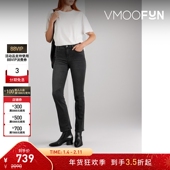 女中腰微喇裤 腿黑色牛仔裤 款 FRAME 折扣 经典