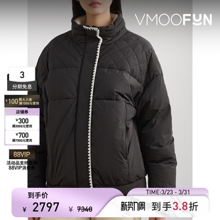 Rag&Bone 末折扣 女秋冬刺绣绗缝软壳鸭绒羽绒外套 季