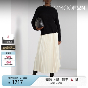 TOTEME女秋冬真丝羊绒混纺毛衣