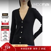 女秋冬混纺开襟衫 打底衫 Pearl 折扣 Mother