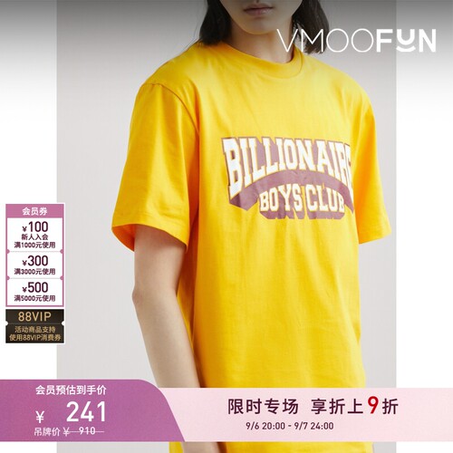 【折扣】Billionaire Boys Club 春夏男宽松印花T恤