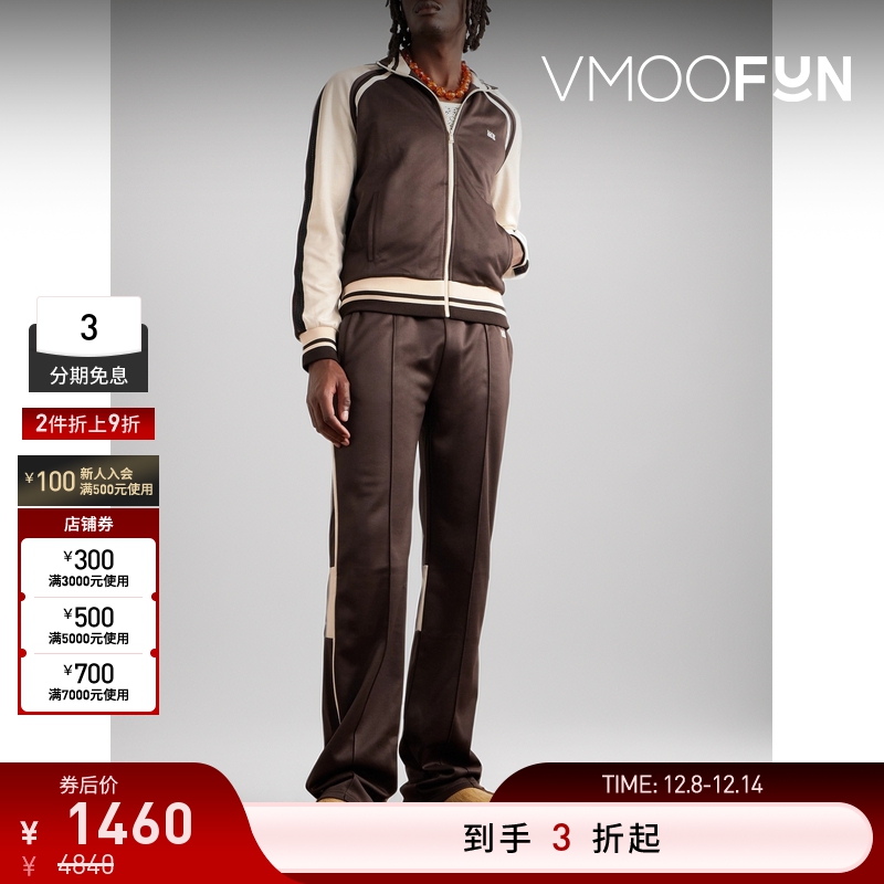 【折扣再降】Wales Bonner男士条纹平纹布夹克